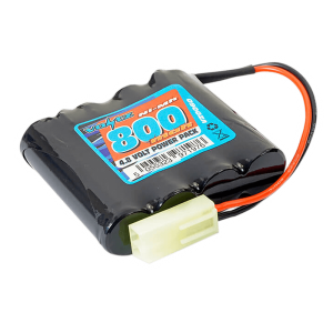 Hobby 800mAh 4.8v Battery w/mini Tamiya Plug (HE00010)