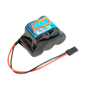 1600mAh 6.0v NiMH Receiver Pack Hump Battery (JR Plug)